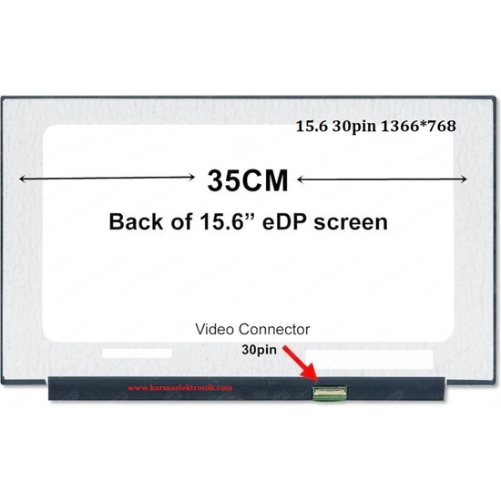 Écran LCD 15.6 Pouces De Remplacement Pour ASUS X515J - Format 16:9, 30 Broches, Sans Cadre