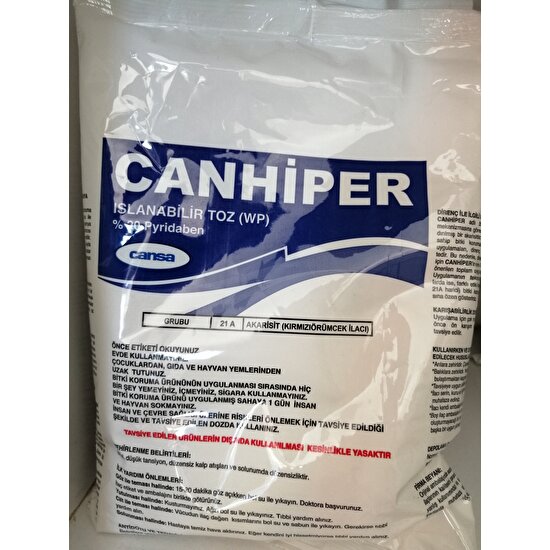 Cansa Canhiper 1kg Bit Pire Kırmızı Örümcek Ilacı