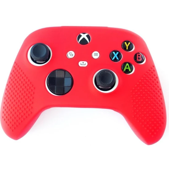 Konsol İstasyonu Xbox Series S-x Silikon Kırmızı Kol Koruyucu Kılıf 9. Nesil Kol Uyumlu