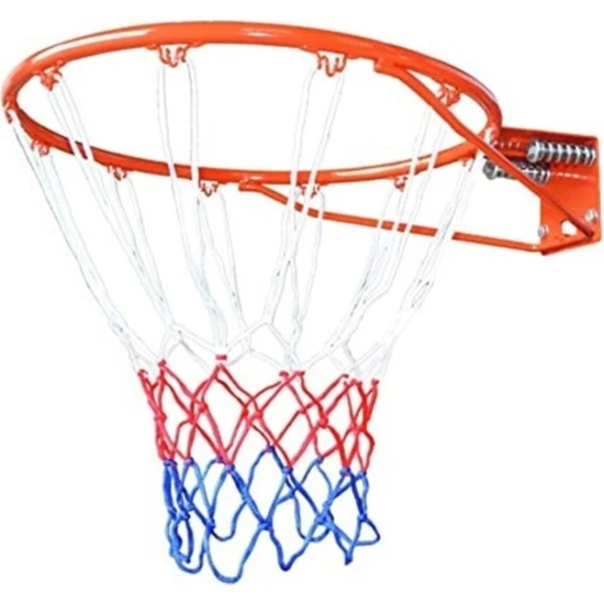 Özbek Spor Basketbol Filesi Kırmızı-Mavi-Beyaz Tek (1 Adet)