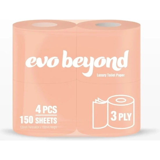 Only Evo Beyond 4'lü Rulo Somon Tuvalet Kağıdı
