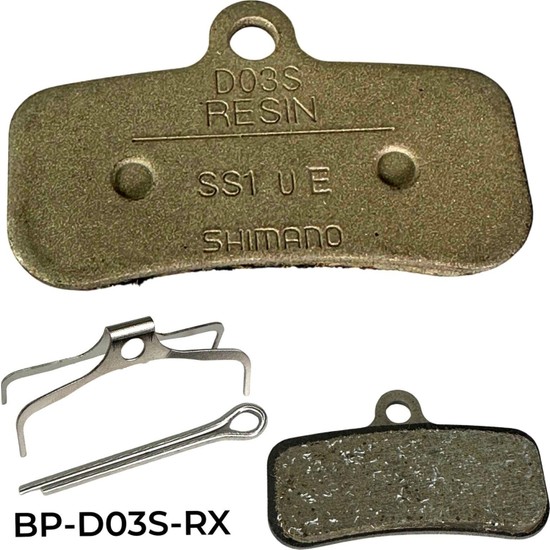 SHIMANO D03S Resin Scheibenbremsbeläge – Für MT420, Deore XT M8020/M8120