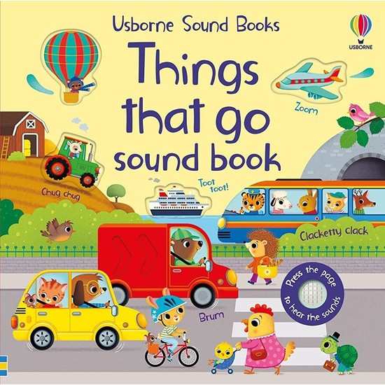 Things That Go Sound Book Usborne Sound Books Sam Taplin Kitabı