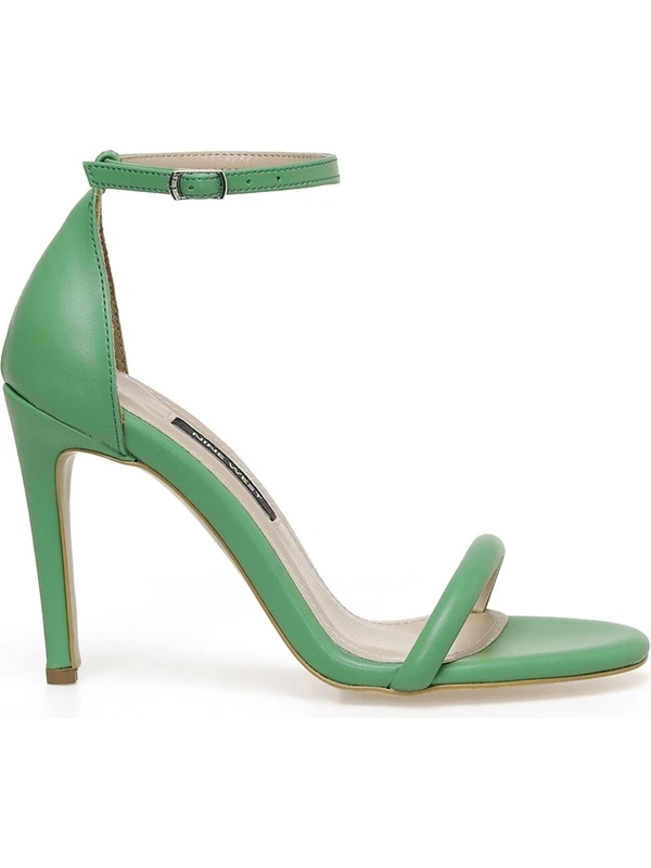 Nine West Petıca 3fx Yeşil Kadın Topuklu Sandalet