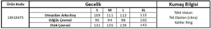 Monamise 18475 Yeşil Hamile Lohusa Gecelik görsel 5