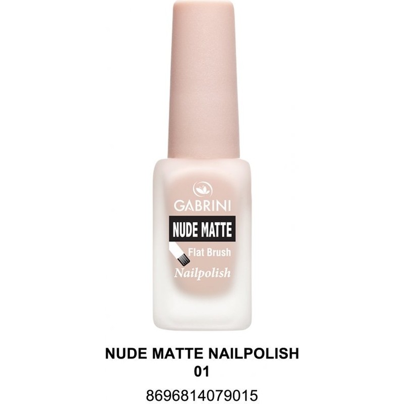 Gabrini Nude Matte Nail Polish 01