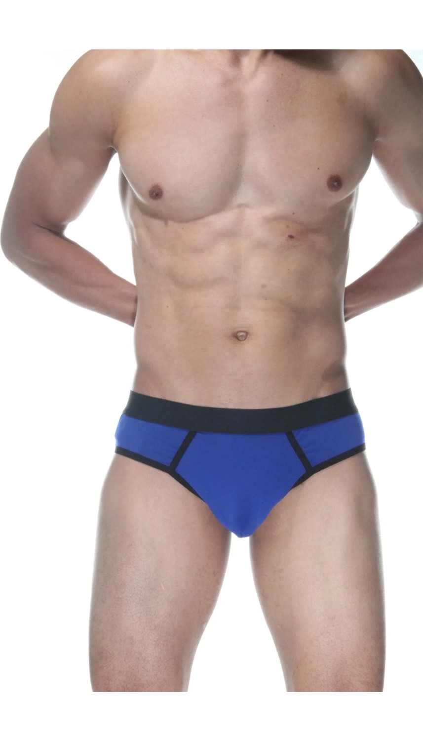 Don Moris Erkek Mavi Jockstrap Iç Çamaşırı görsel 3