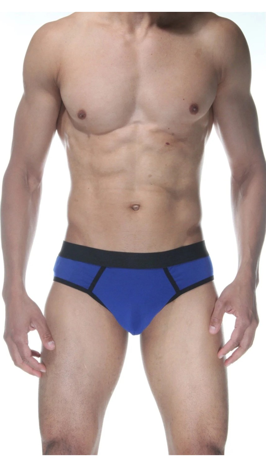 Don Moris Erkek Mavi Jockstrap Iç Çamaşırı görsel 4