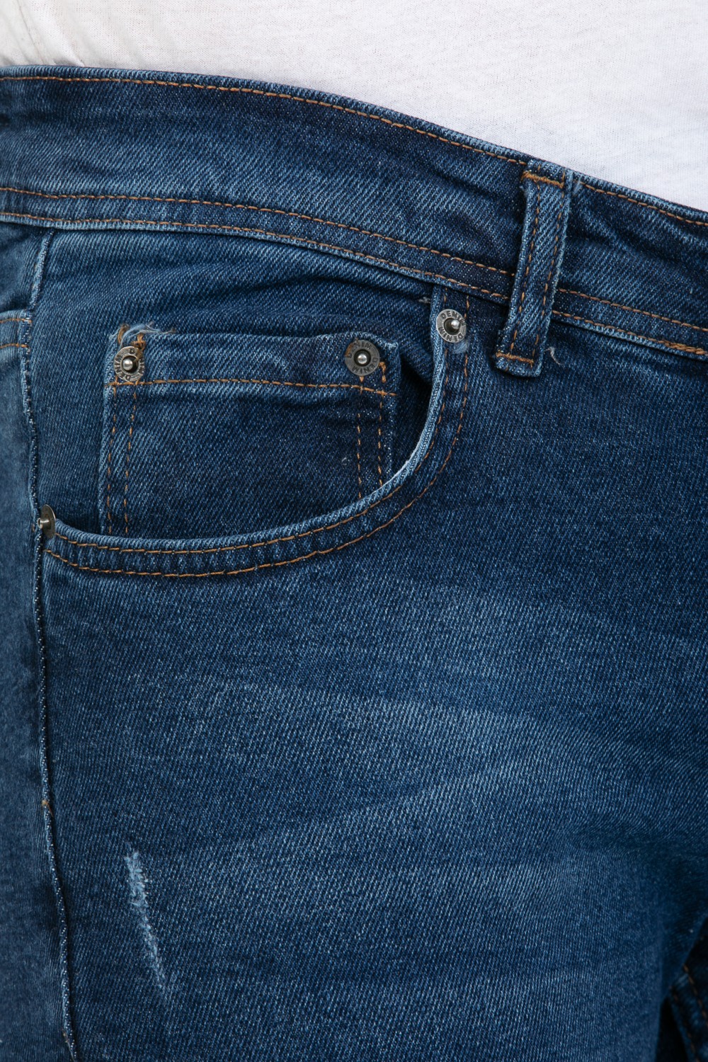 OneZero Erkek Yeşil Destroy Skinny Fit Jeans görsel 6