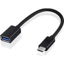 Wozlo Type-C To USB 3.0 (Yüksek Hızlı 10GBPS) Veri Aktarımı Otg Çevirici Dönüştürücü Adaptör