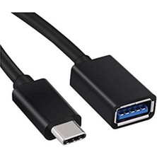 Wozlo Type-C To USB 3.0 (Yüksek Hızlı 10GBPS) Veri Aktarımı Otg Çevirici Dönüştürücü Adaptör