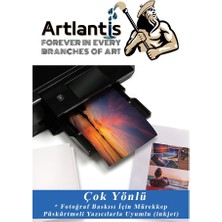 Artlantis Fotoğraf Baskı Kağıdı A-4 180 Gr/m2 50'li 1 Paket A4 Fotoğraf Kağıdı Ofis ve Ev Tipi Mürekkepli Yazıcılar Için