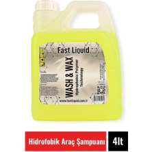 Fast Liquid Wash & Wax 4 Lt Hidrofobik Araç Şampuanı