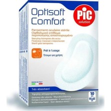 Pic Solution Optisoft Comfort Steril Göz Pedi Göz Kapama Bandı - 2 Kutu 20 Adet