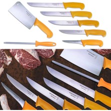 Messermann Germany | Bıçak Seti - (7 Parça / Sarı)