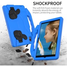 Cover Center  Samsung Galaxy Tab A7 Lite 8.7 Inç T220 T225 T227 Uyumlu Çocuk Kılıf Tutmalı Standlı Silikon Case