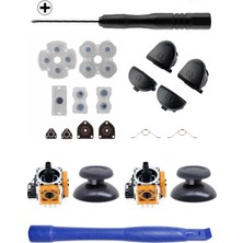 Pop Konsol PS4 001 011 Analog Motor Topuz İç Lastik Tetik Omuz Tuşu Tornavida Ayırıcı Tamir Seti