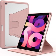 HEPTEKİLETİŞİM Apple iPad 9. 8. 7. Nesil 10.2" 2021 Kılıf Dönebilen Kalem Bölmeli Standlı A2602 A2603 A2604 A2605 (Nayn)