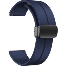 Basias Samsung Galaxy Watch 42MM/44MM  Silikon Mıknatıslı Kordon Kayış (20MM)
