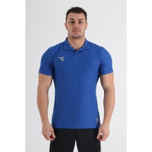 Diadora Alto Kamp Polo T-Shirt Sax