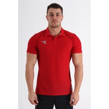 Diadora Alto Kamp Polo T-Shirt Kırmızı