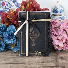 İkranur Termo  Yasin Kitabı, Inci Tesbihli Hediye Seti-Siyah