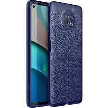 MRC İletişim Xiaomi Redmi Note 9 5g Deri Görünümlü Ultra Koruyucu Silikon Kılıf