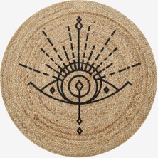 Giz Home Çok Renkli Halı Bolero Halı 90 x 90 cm P19