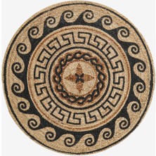 Giz Home Çok Renkli Halı Bolero Halı 90 x 90 cm P27