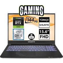 Gigabyte G5 KF-E3EE313SD05 I5-12500H 32GB 512SSD+1TBSSD RTX4060 15.6" Fullhd Freedos Taşınabilir Bilgisayar