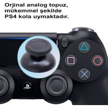 Pop Konsol 4 Adet Ps4 Analog Topuz Orjinal Yedek Parça Ps4 Topuz Thumb Stick V1 V2 Tüm Ps4 Kollara Uyumlu