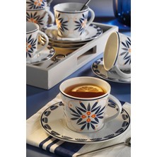 Kütahya Porselen 6 Kişilik 12 Parça Çay Fincanı