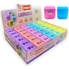 Mikro MK-2027-36 Kalemtıraş Labirentli 36 Lı Paket