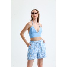 Becca Soul Efil Crop Büstiyer Şortlu Takım