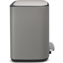 Brabantia Evrekala Shop Çöp Kutusu 36 Lt Brabantia Mineral Gri New Series Bin Trash Can 10 Yıl Garantili