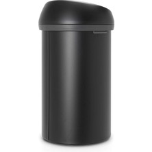 Brabantia Evrekala Shop Çöp Kutusu 60 Litre Brabantia New Moonlight Matte Black Touch Bin