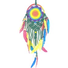 Mordino Yeşil Makreme 11 cm  Dream Catcher Düş Kapanı