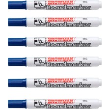 Snowman Bg-12 M Tahta Kalemi Mavi - 6 Adet
