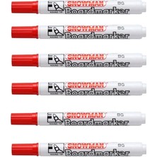 Snowman Bg-12 K Tahta Kalemi Kırmızı - 6 Adet