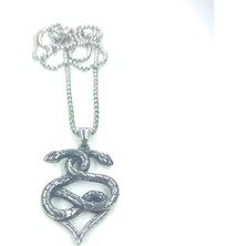 Tedz Collection Love Of Snakes Çelik Kolye