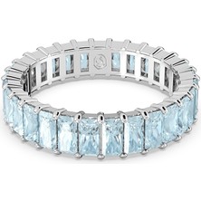 Swarovski 5661910 Swarovski Yüzük Matrix:ring Aquam/rhs 58
