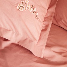Karaca Home Doğasever Sakura Doğadan Renkler Çift Kişilik Nevresim Takımı Gül Kurusu