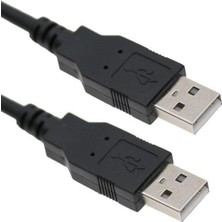 Wozlo USB 2.0 Erkek Erkek Kablo - Iki Ucu USB Kısa Kablo - 60CM