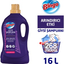 Bingo Giysi Şampuanı Arındırıcı Etki 4 Lt 4'lü