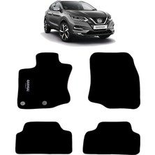 Rizline Nissan Qashqai 2014-2021 Halı Paspas Siyah