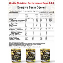 Bcaa Yeşil Elma Aromalı - Kas Onarımı - Gorilla Nutrition