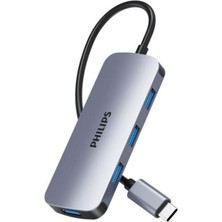 Philips SWR1651B Type-C To 4 Portlu Usb-A 3.2 Hub Çoklayıcı Adaptör