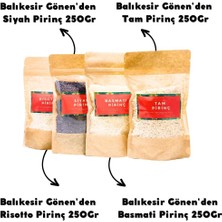 Guruyemiş Box Pirinç Deneme Paketi 4lü Basmati Siyah Risotto Tam Pirinç Yöresel Gurme Bakliyat Seti