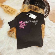 Zeynep Kids Kız Çocuk Yazılı T-Shirt