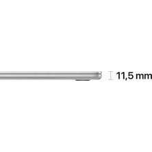 Apple MacBook Air M2 Çip 8GB 256GB SSD macOS 15" Taşınabilir Bilgisayar Gümüş MQKR3TU/A